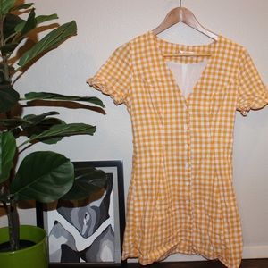 Sweet Pot Yellow Gingham Dess